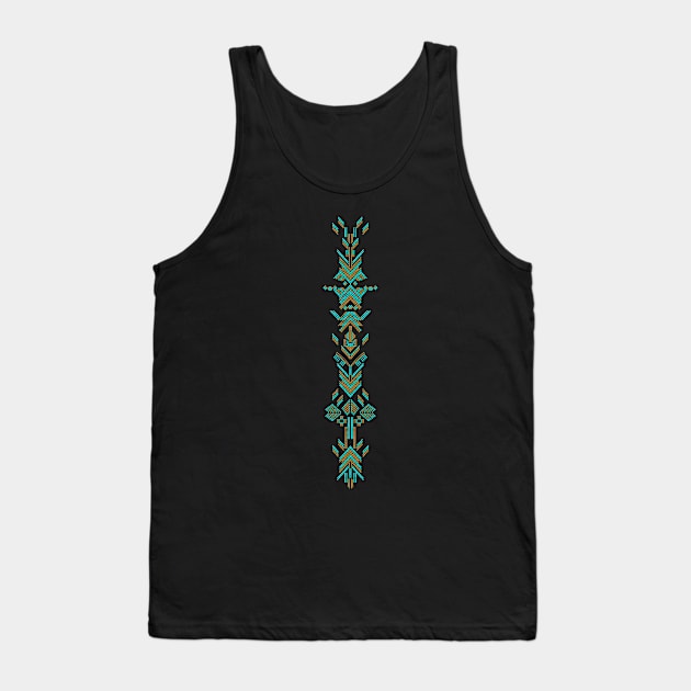 Aztec design Tank Top by Manafold